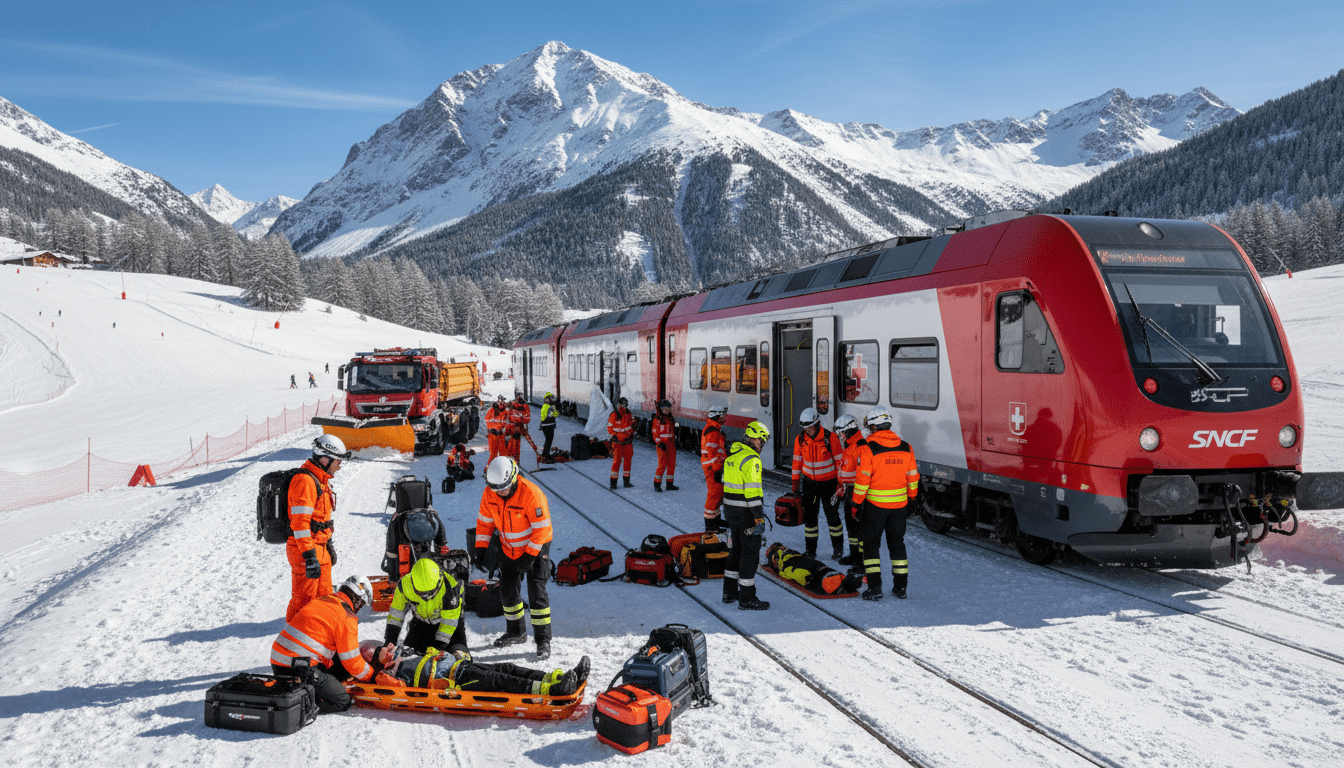 découvrez les mesures exceptionnelles mises en place par la sncf pour garantir la sécurité des voyageurs en cas d'accident pendant la saison de ski.