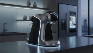 profitez d'une remise exceptionnelle de 38 % sur la machine à café dolce gusto au design futuriste chez amazon. offrez-vous une expérience café moderne et élégante à petit prix.