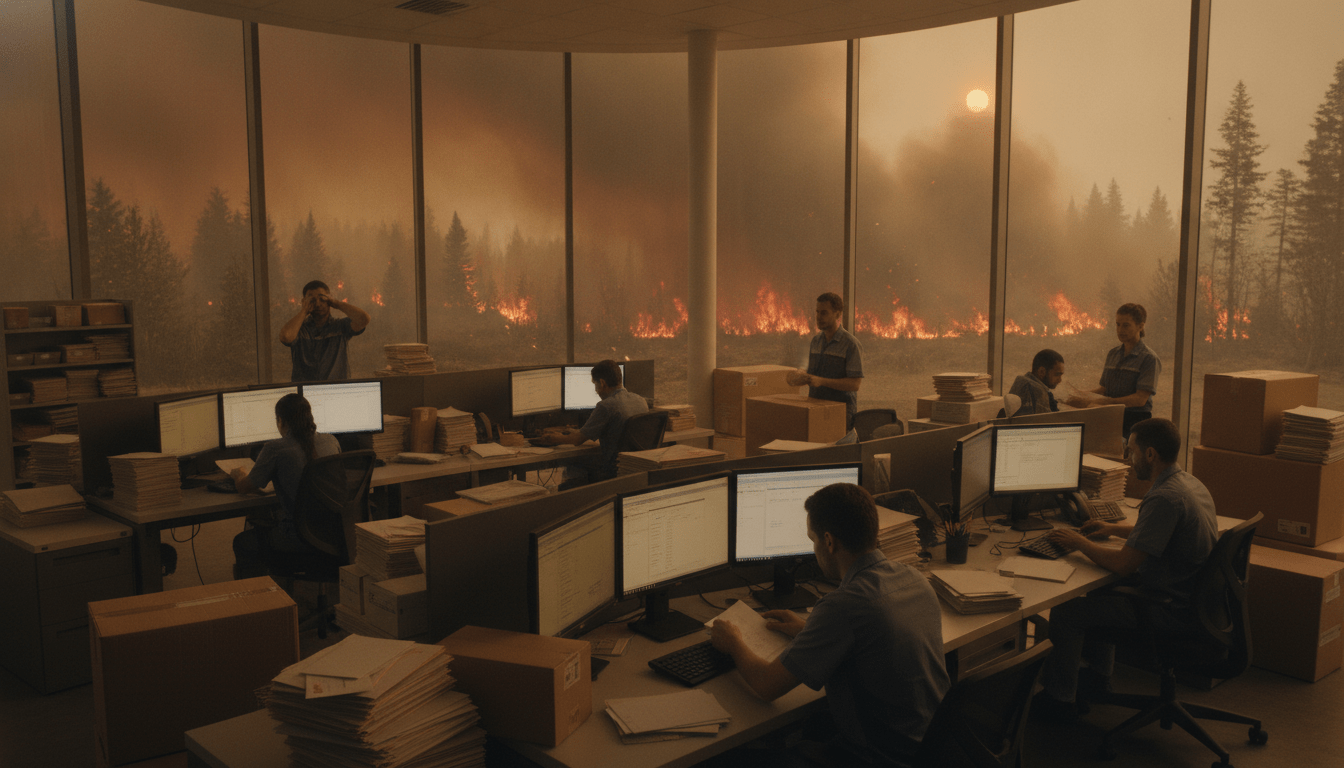 la poste prévoit de compenser les heures de travail perdues par ses employés absents à cause des incendies, afin de garantir la continuité de ses services.