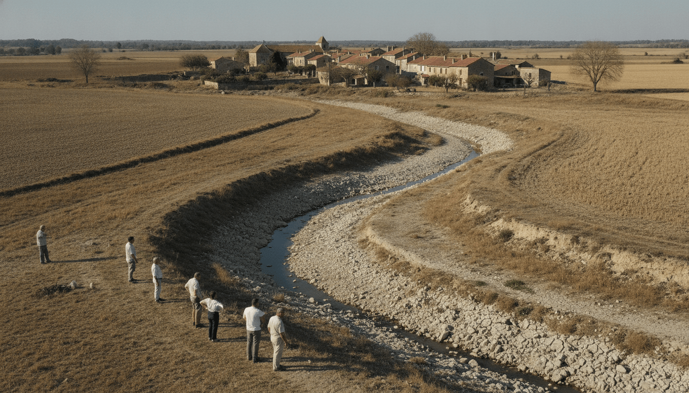 face à la sécheresse dans le jura, un village augmente le prix de l'eau par 7 afin de préserver ses ressources et sensibiliser ses habitants à la gestion durable de l'eau.