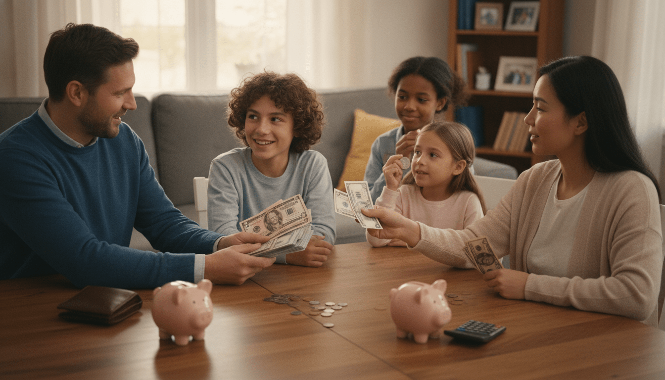 découvrez les montants d'argent de poche reçus par les 8-18 ans et explorez l'écart surprenant entre les contributions des pères et des mères.